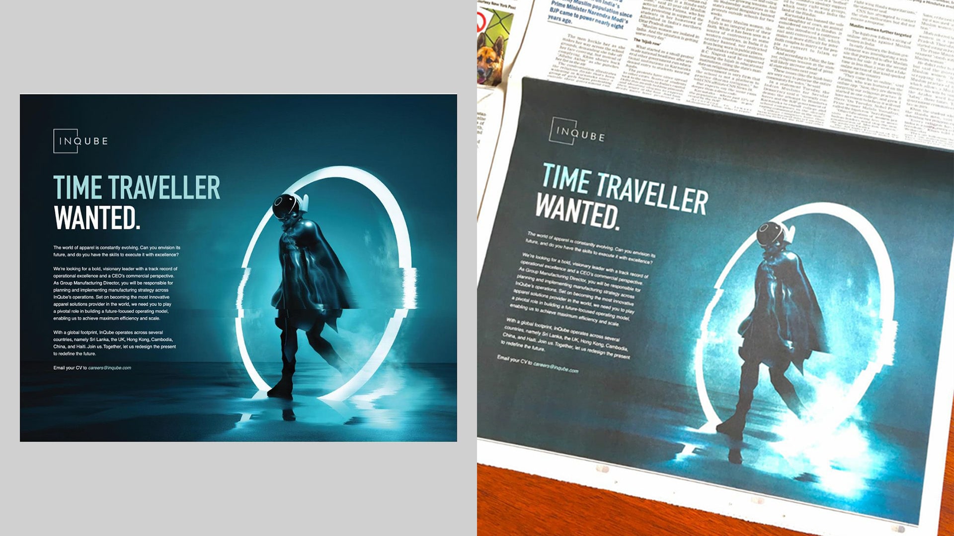 Time Traveller Wanted
